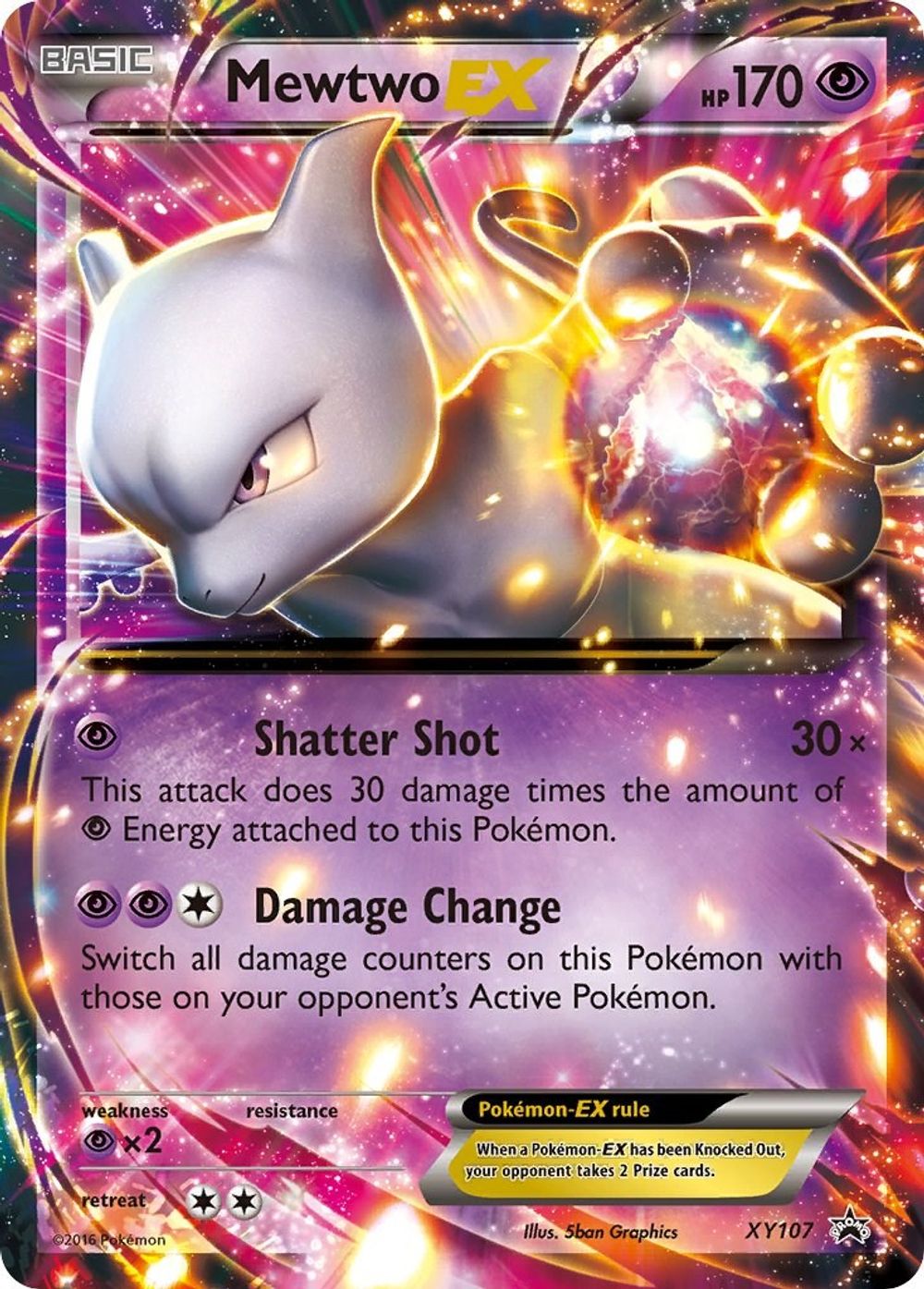 Mewtwo EX - XY107 — XY Promos