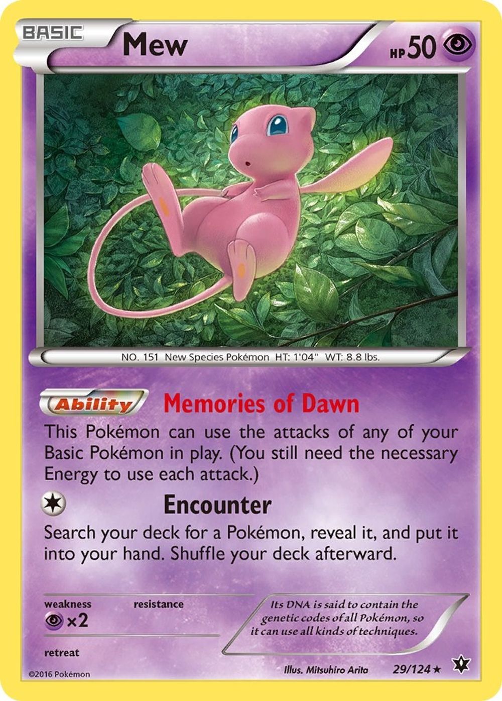 Mew — XY - Fates Collide