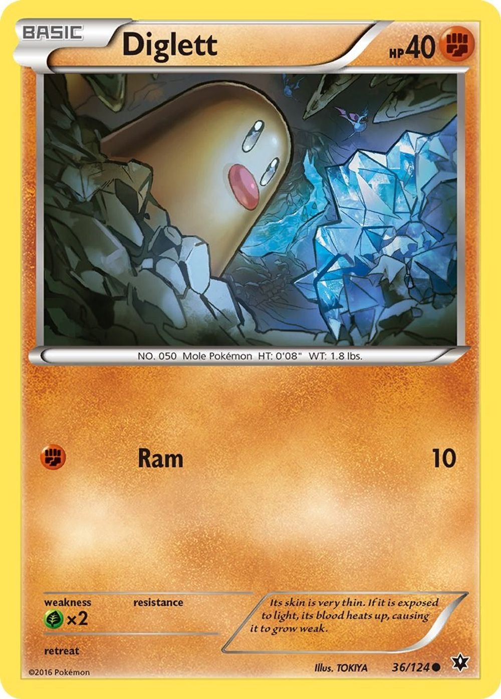 Diglett — XY - Fates Collide