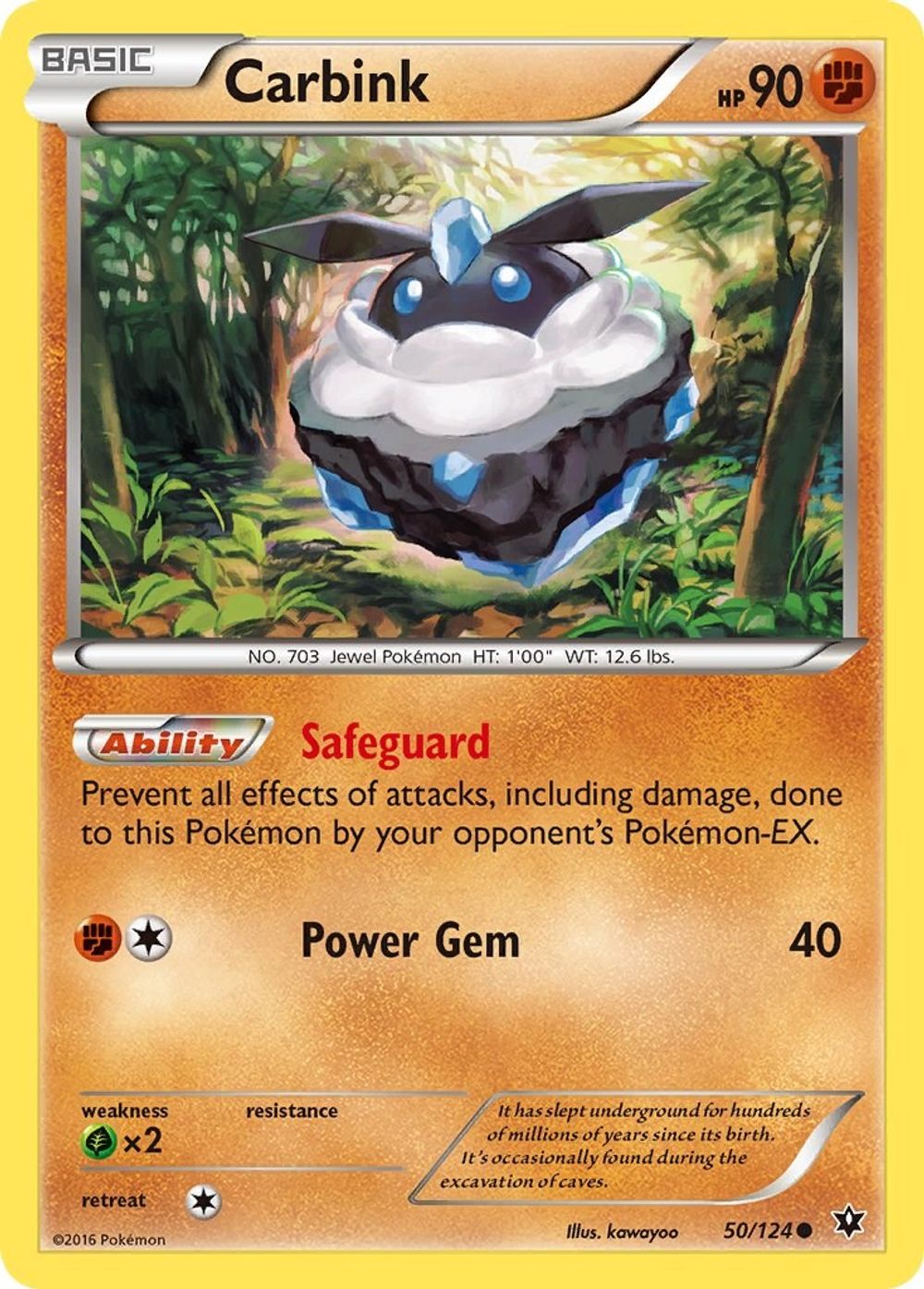 Carbink (50) — XY - Fates Collide