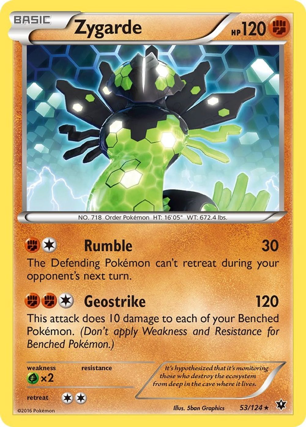 Zygarde (53) — XY - Fates Collide