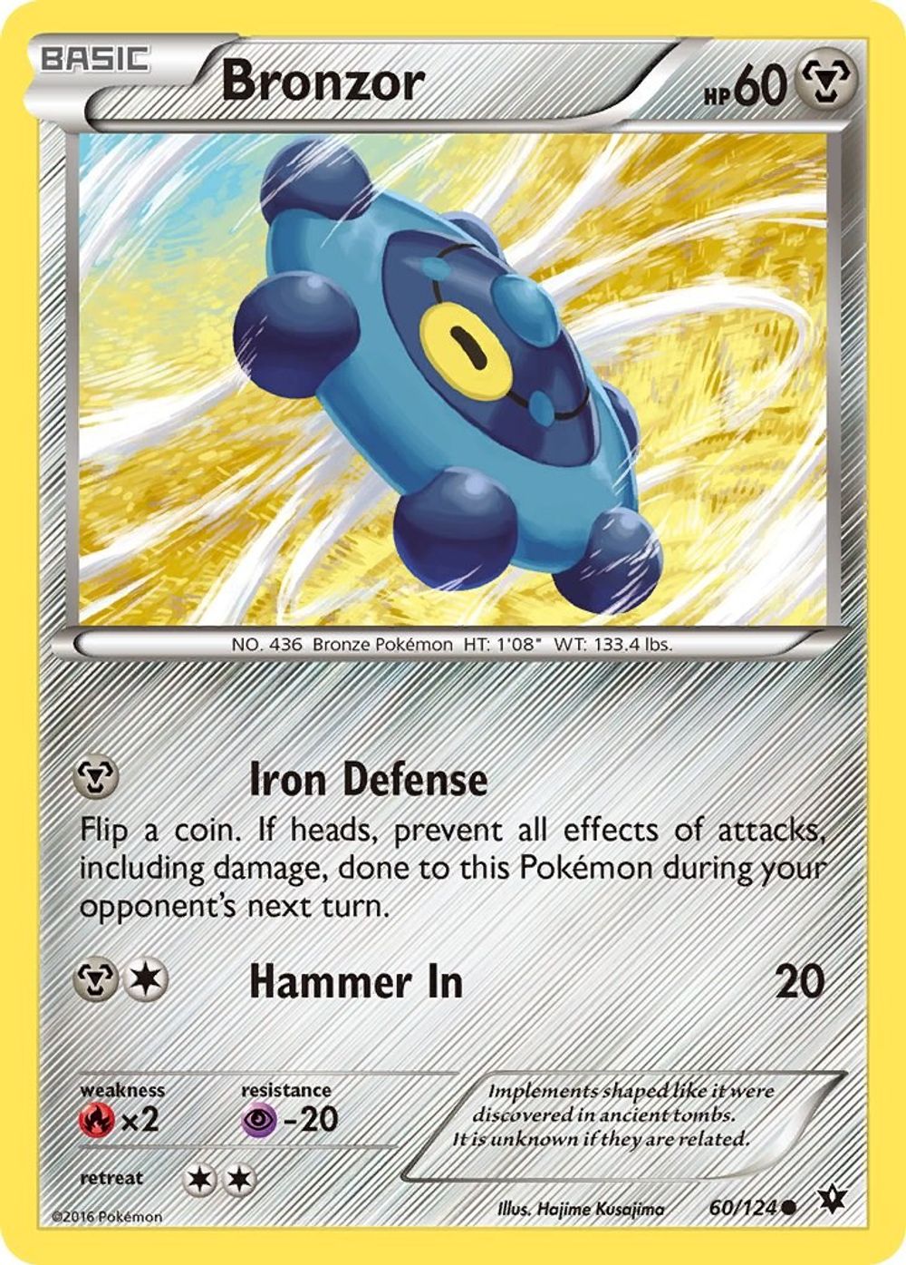 Bronzor — XY - Fates Collide
