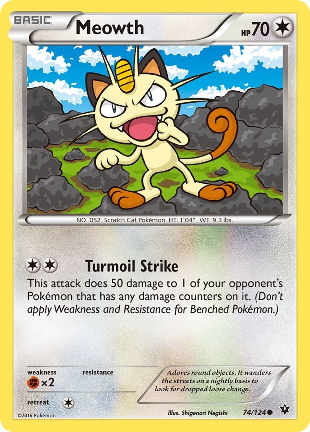 Meowth — XY - Fates Collide