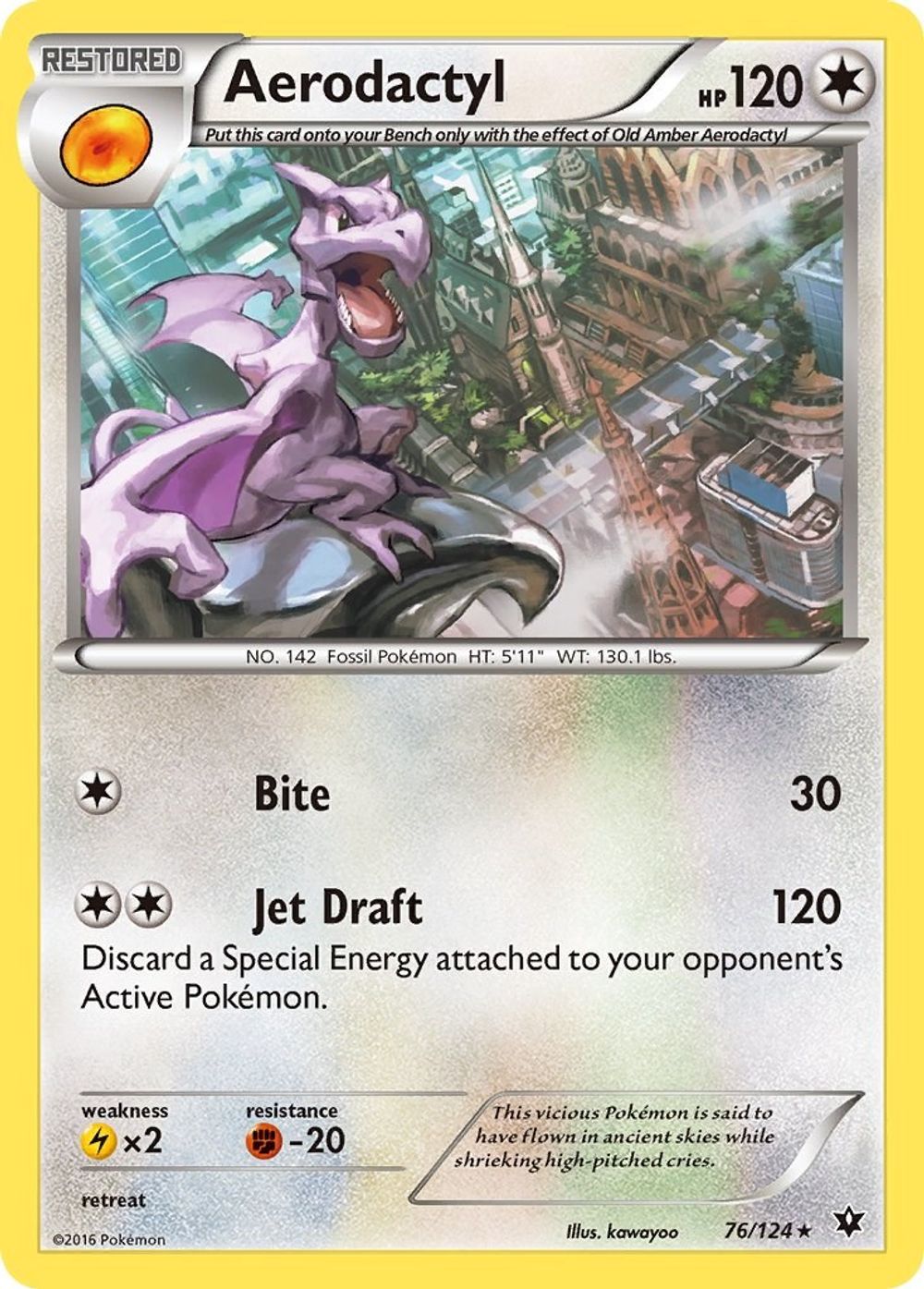 Aerodactyl — XY - Fates Collide