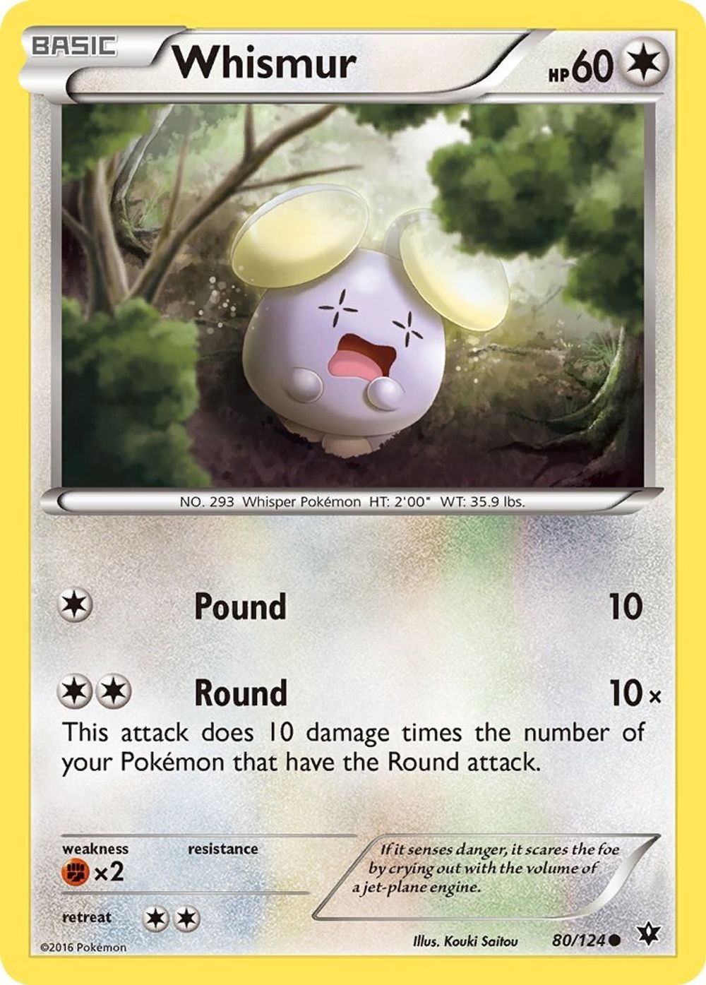Whismur — XY - Fates Collide