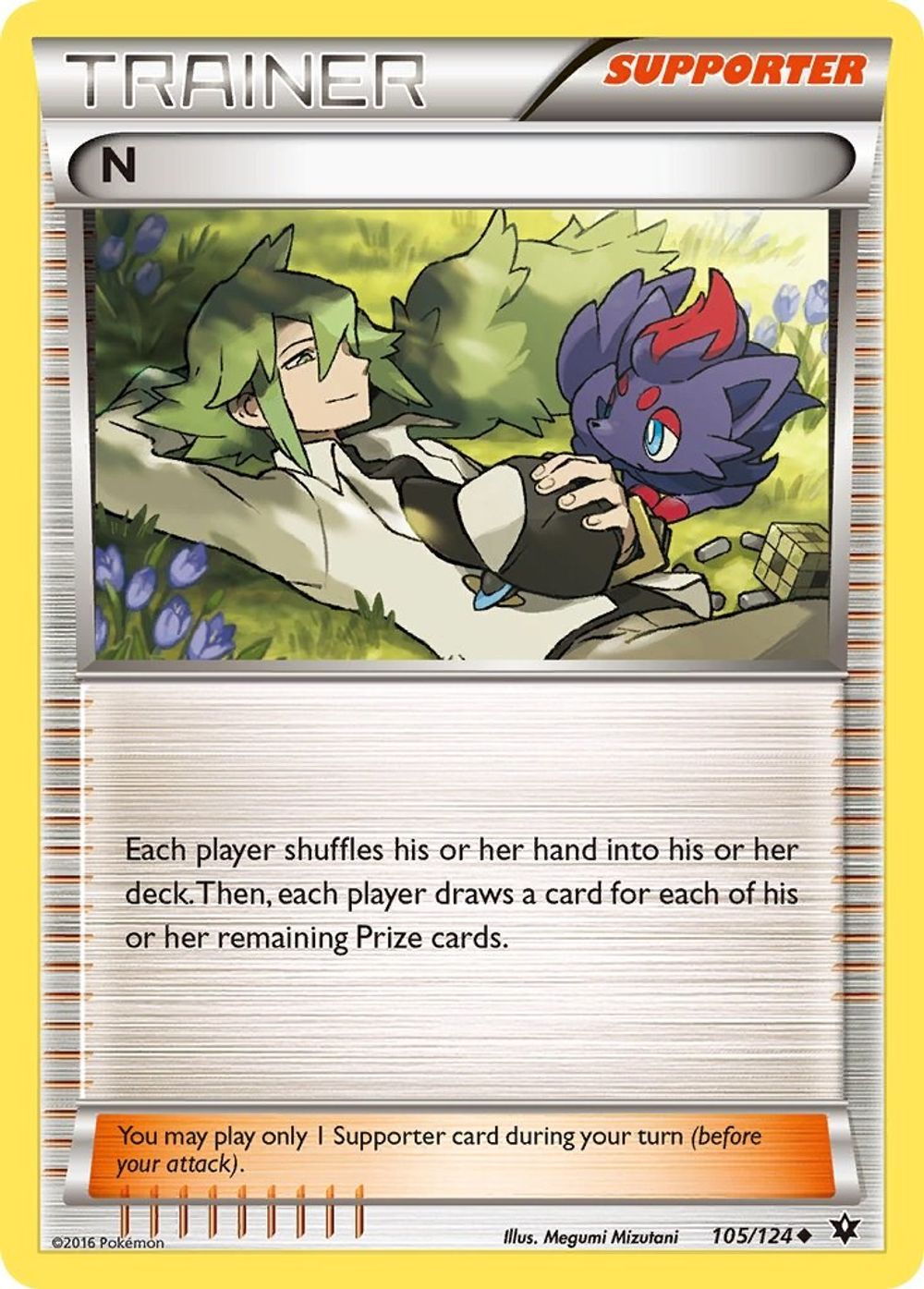 N (Supporter) — XY - Fates Collide