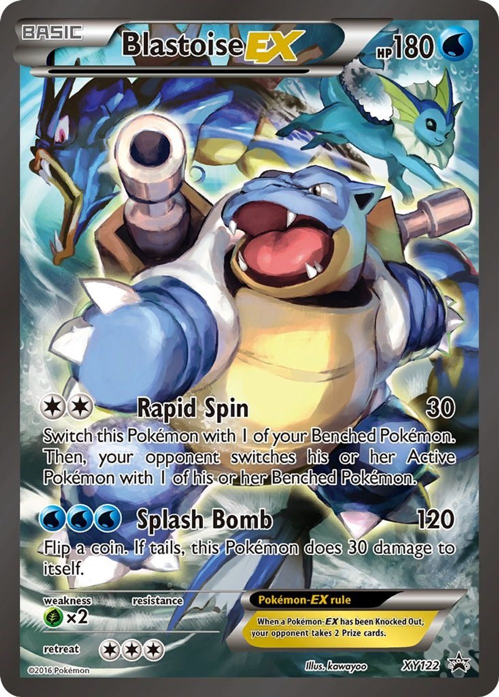 Blastoise EX - XY122 — XY Promos