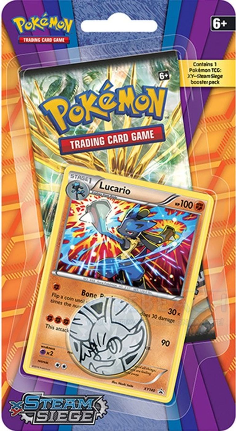 Steam Siege Single Pack Blister [Lucario] — XY - Steam Siege
