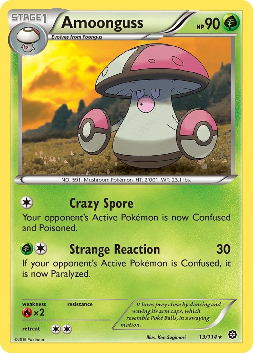 Amoonguss — XY - Steam Siege