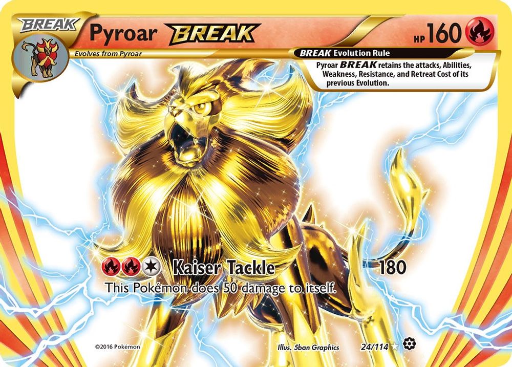 Pyroar BREAK — XY - Steam Siege
