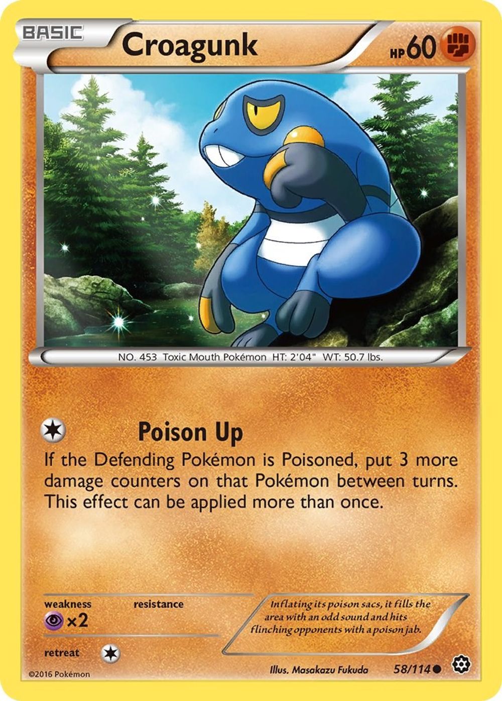 Croagunk — XY - Steam Siege