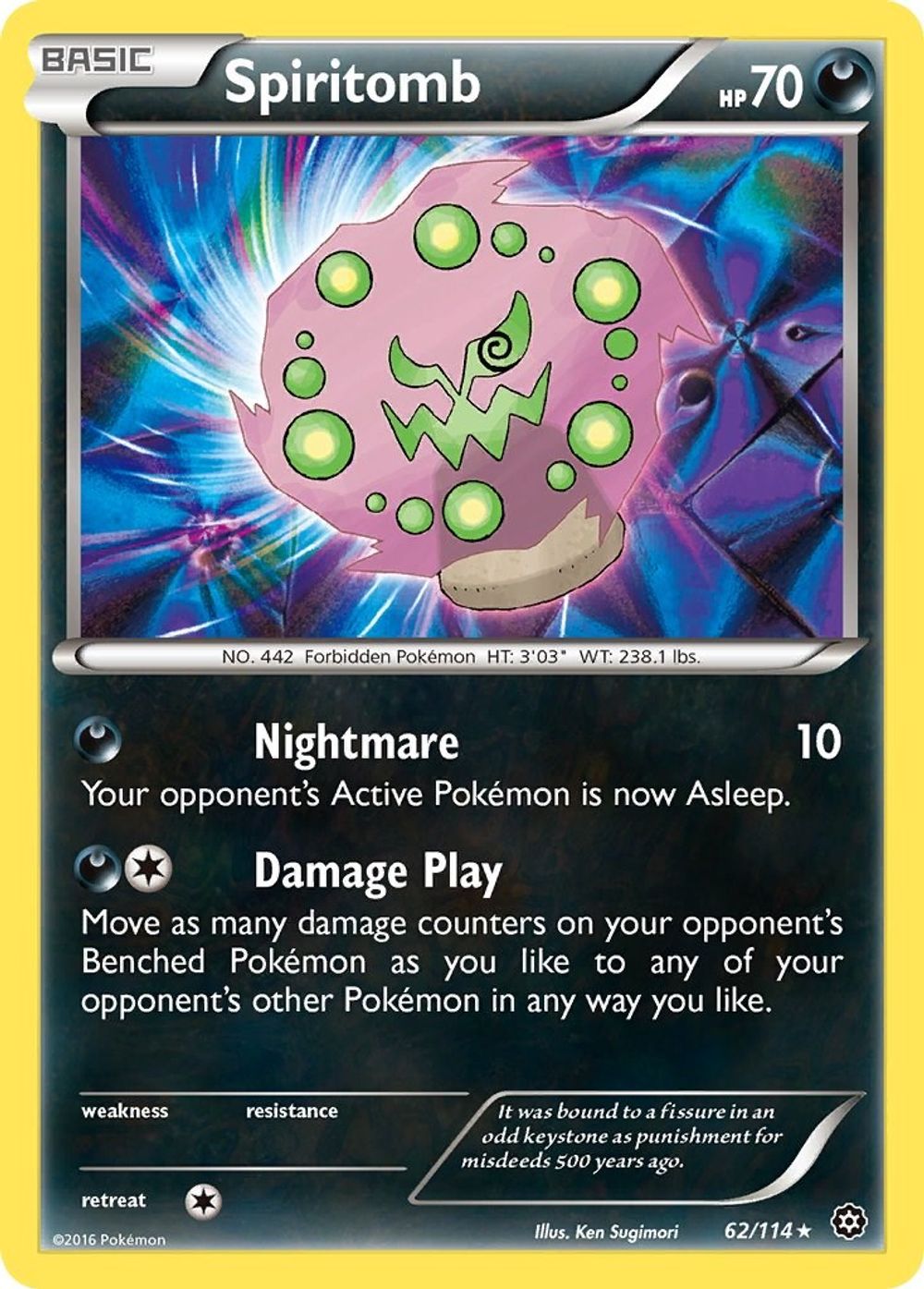 Spiritomb — XY - Steam Siege