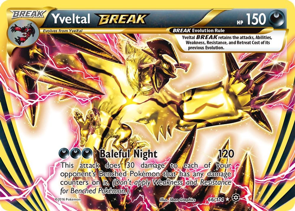 Yveltal BREAK — XY - Steam Siege