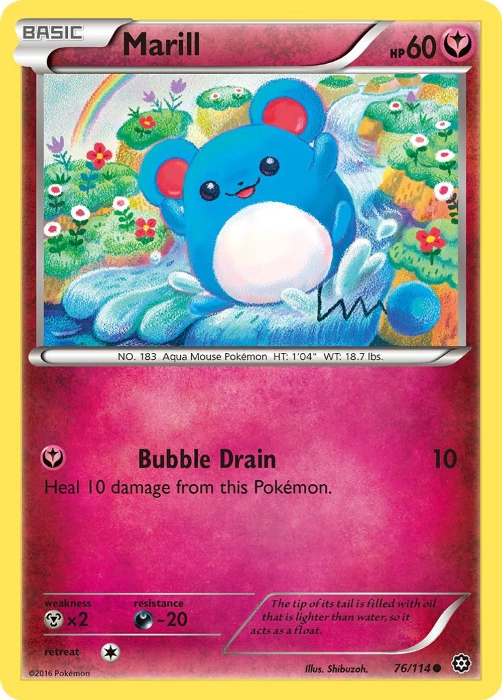 Marill — XY - Steam Siege