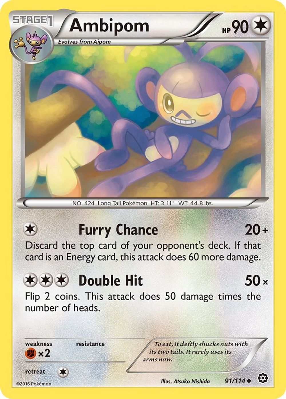 Ambipom — XY - Steam Siege