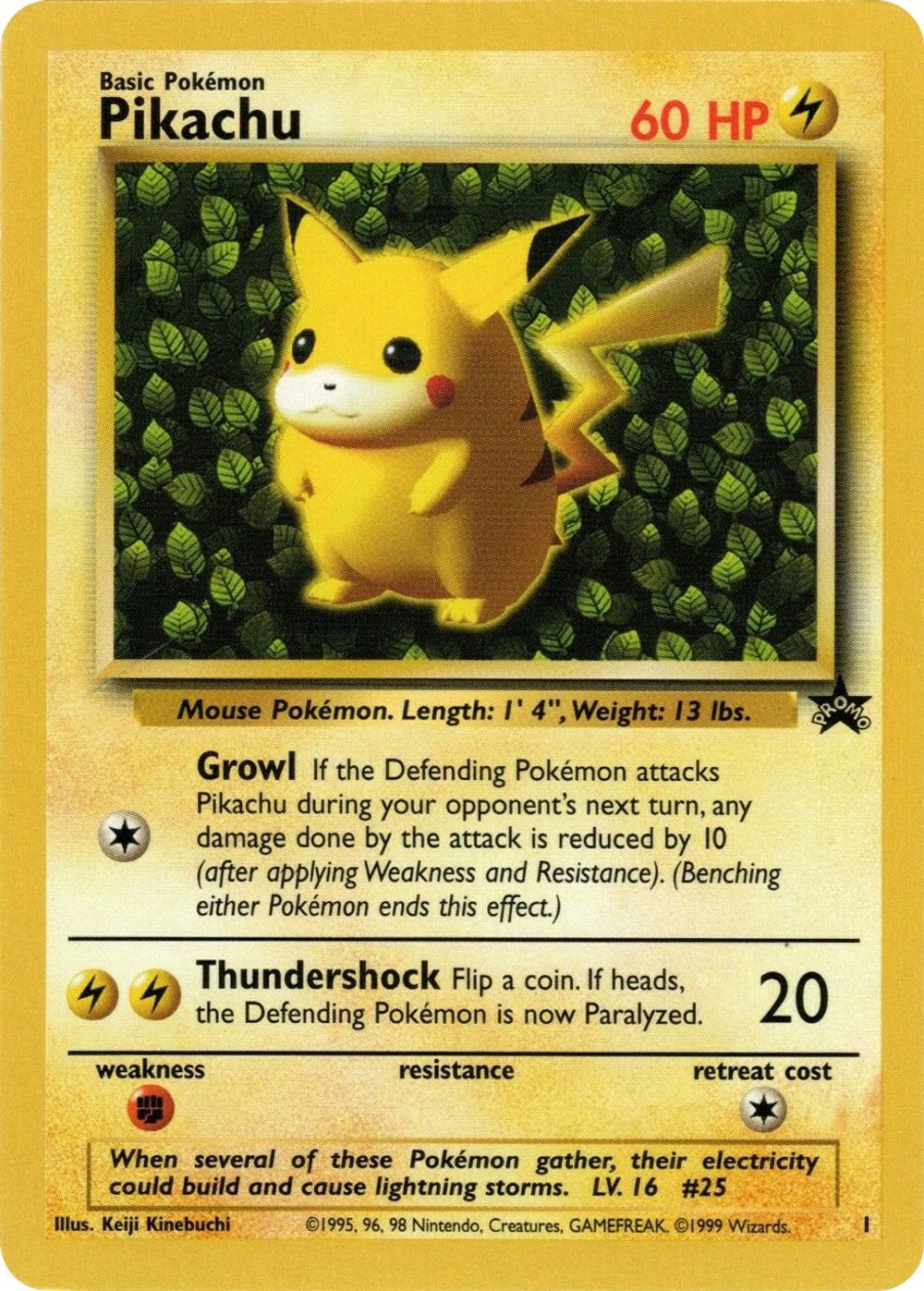 Pikachu (1) — WoTC Promo
