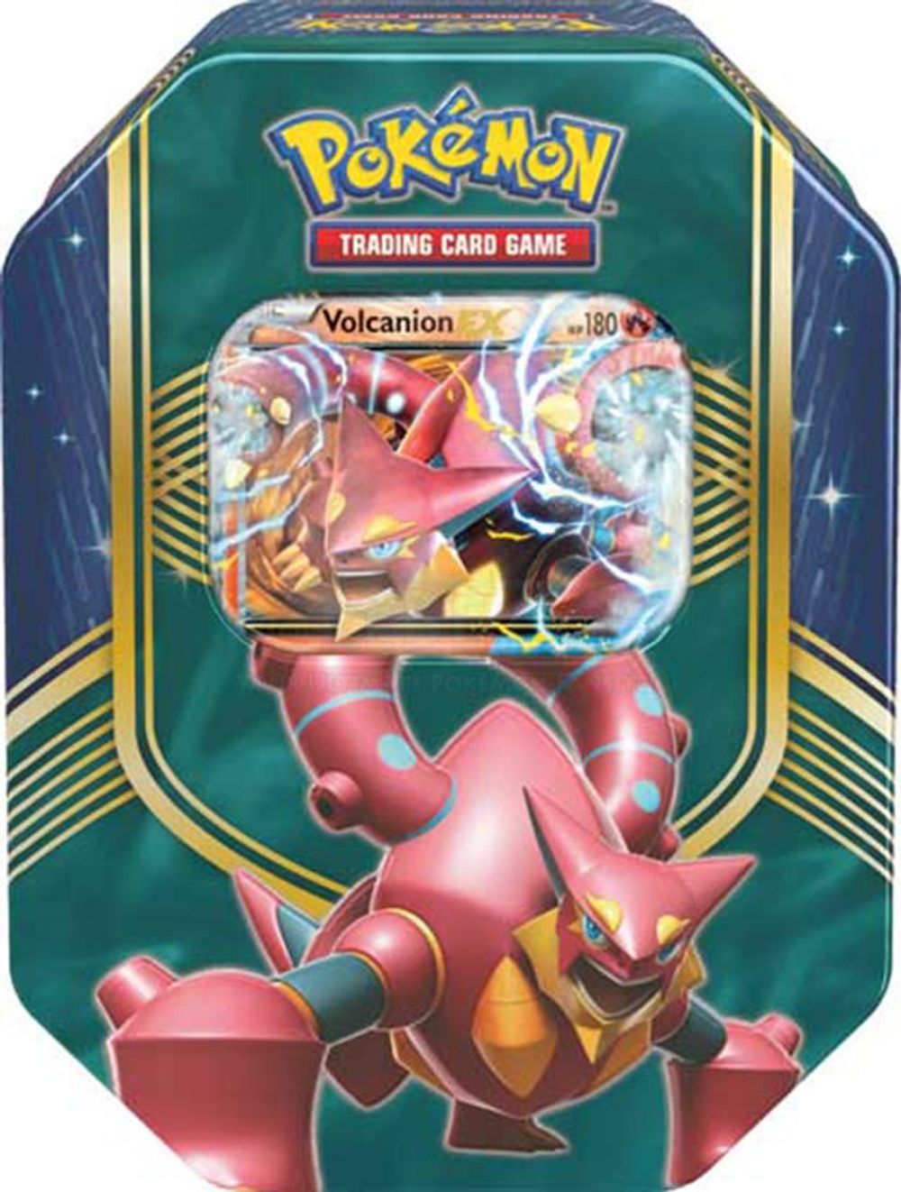 Battle Heart Tin [Volcanion EX] — XY - Steam Siege
