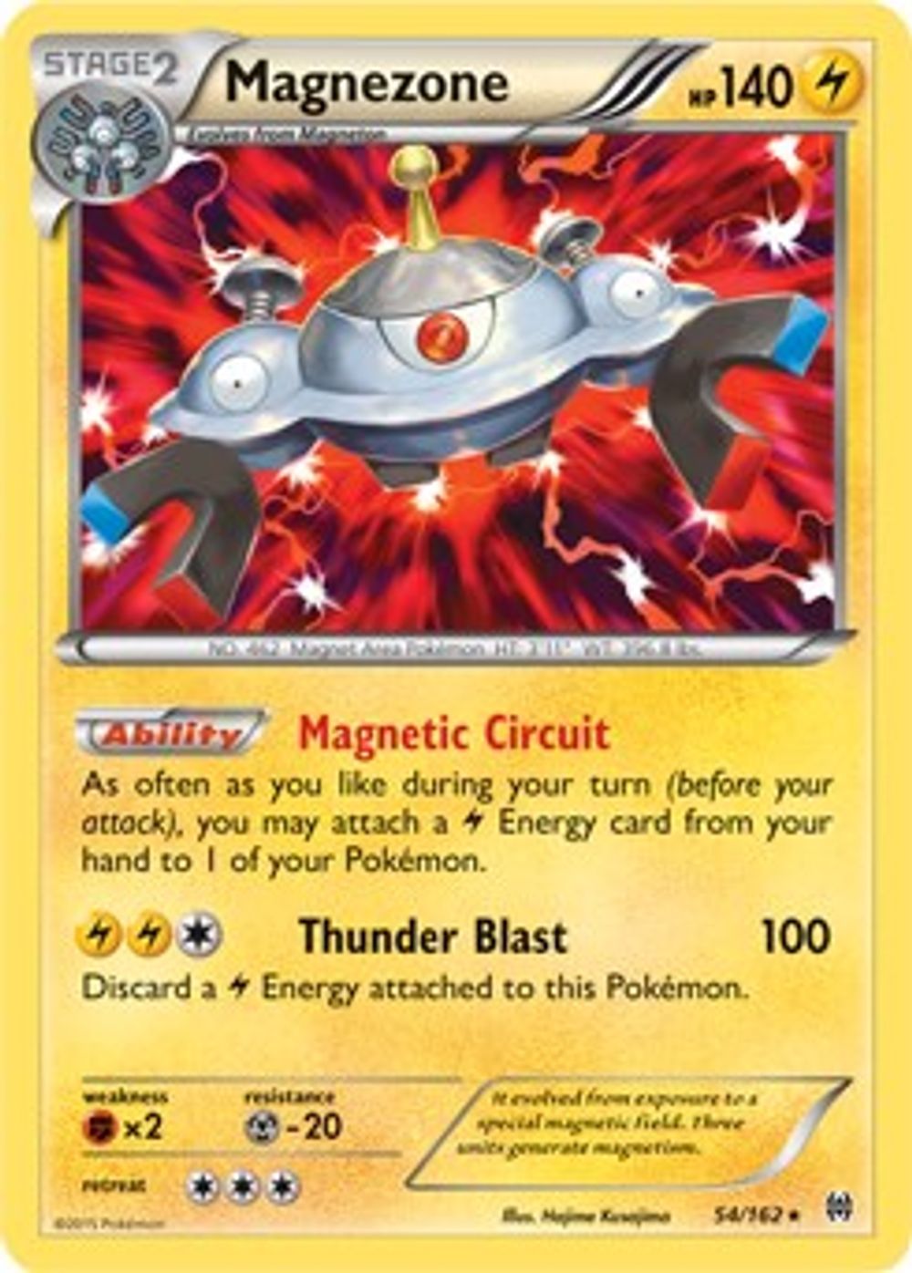 Magnezone - 54/162 (XY BREAKthrough) — Deck Exclusives