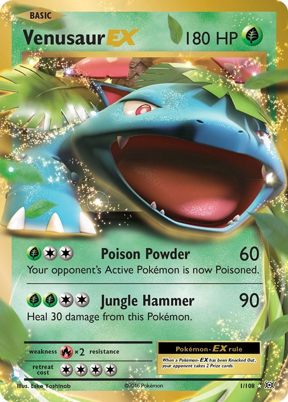 Venusaur EX — XY - Evolutions