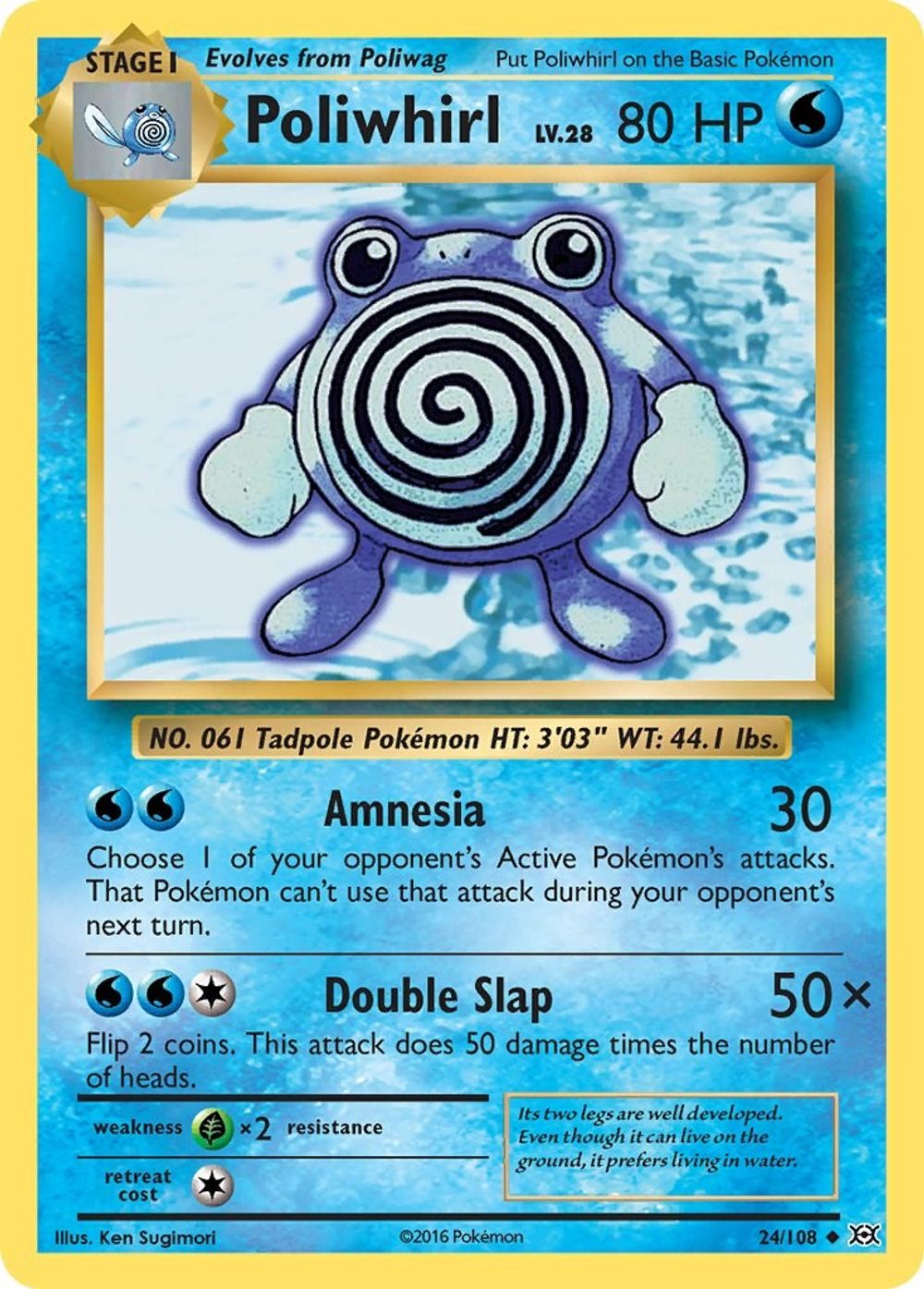 Poliwhirl — XY - Evolutions