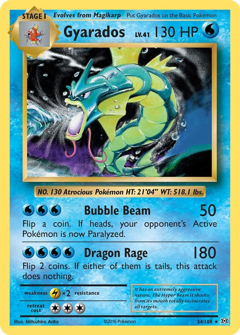 Gyarados — XY - Evolutions