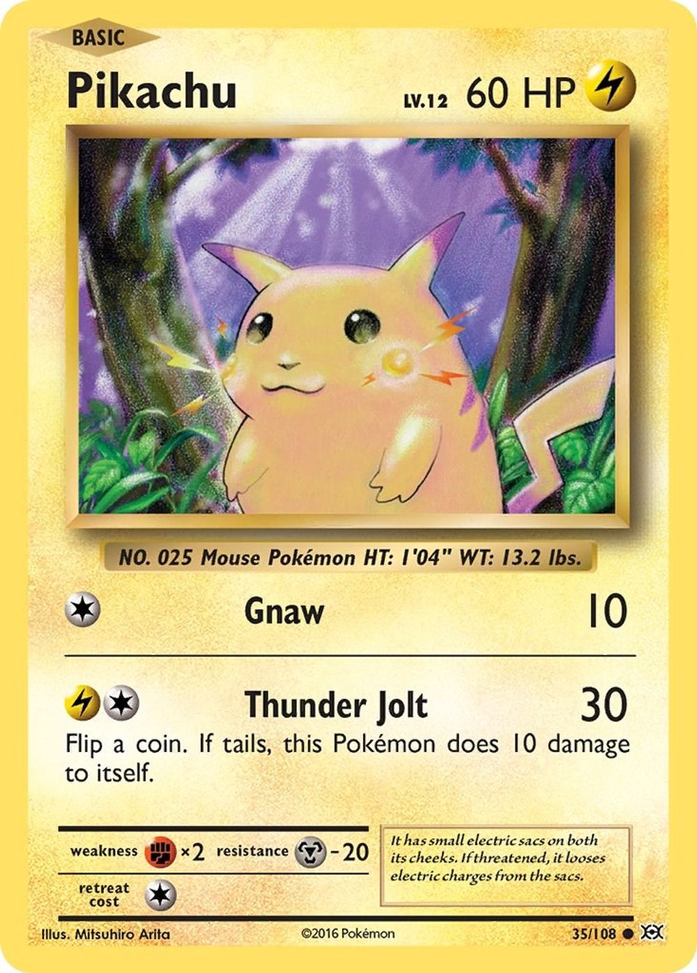 Pikachu — XY - Evolutions