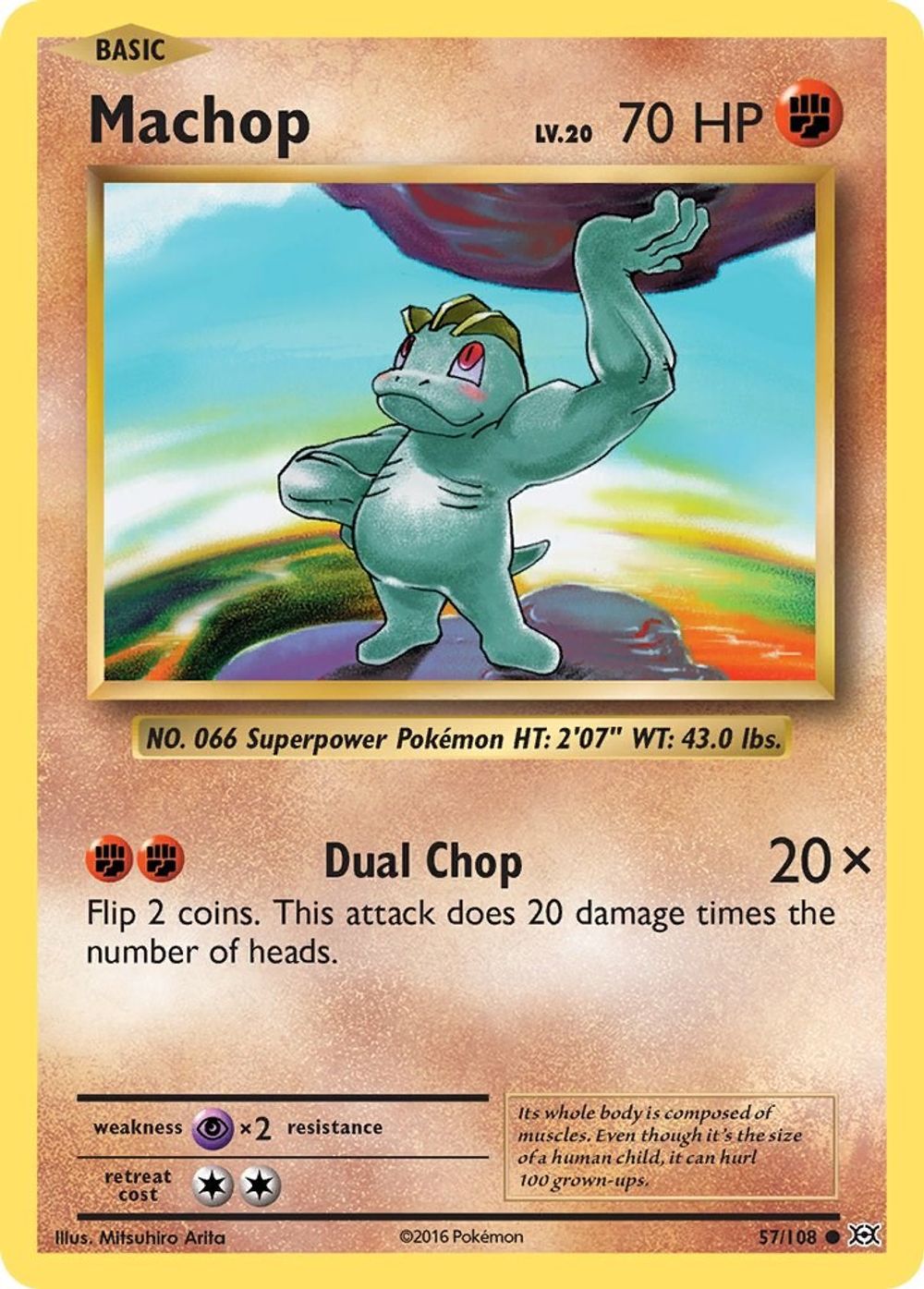 Machop — XY - Evolutions