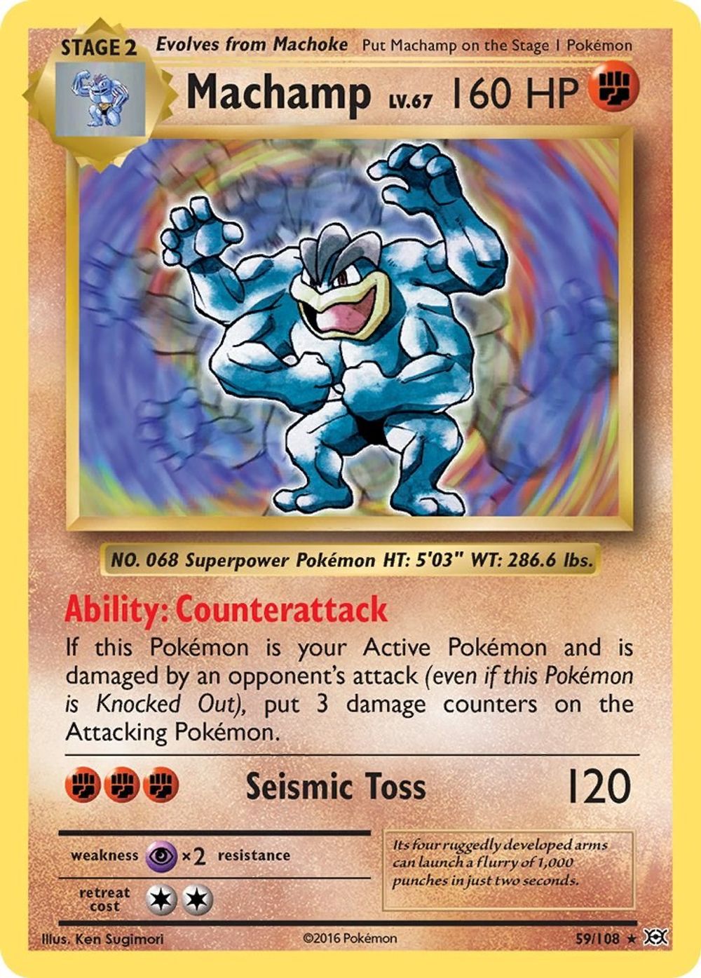 Machamp — XY - Evolutions
