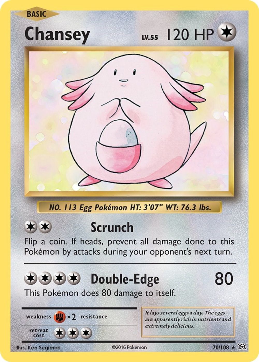 Chansey — XY - Evolutions
