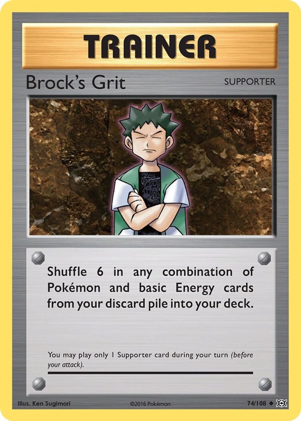 Brock's Grit — XY - Evolutions
