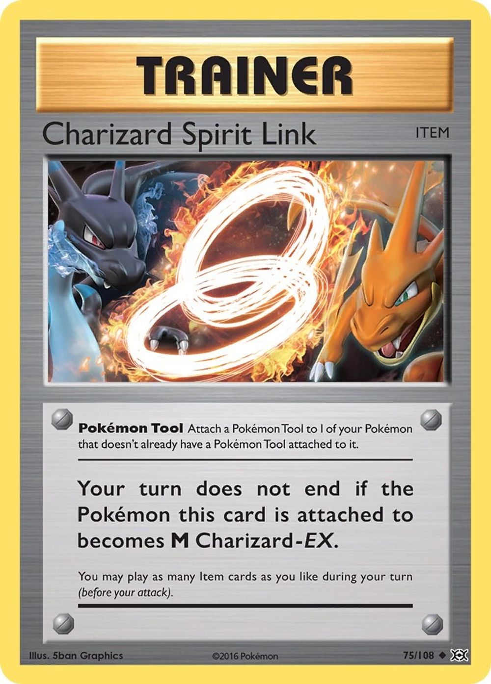 Charizard Spirit Link — XY - Evolutions