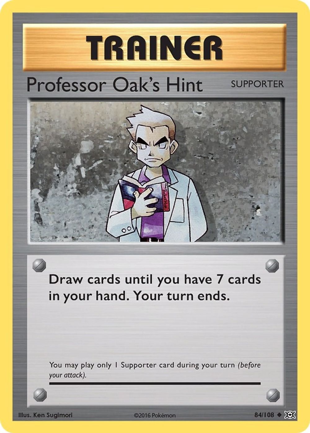 Professor Oak's Hint — XY - Evolutions