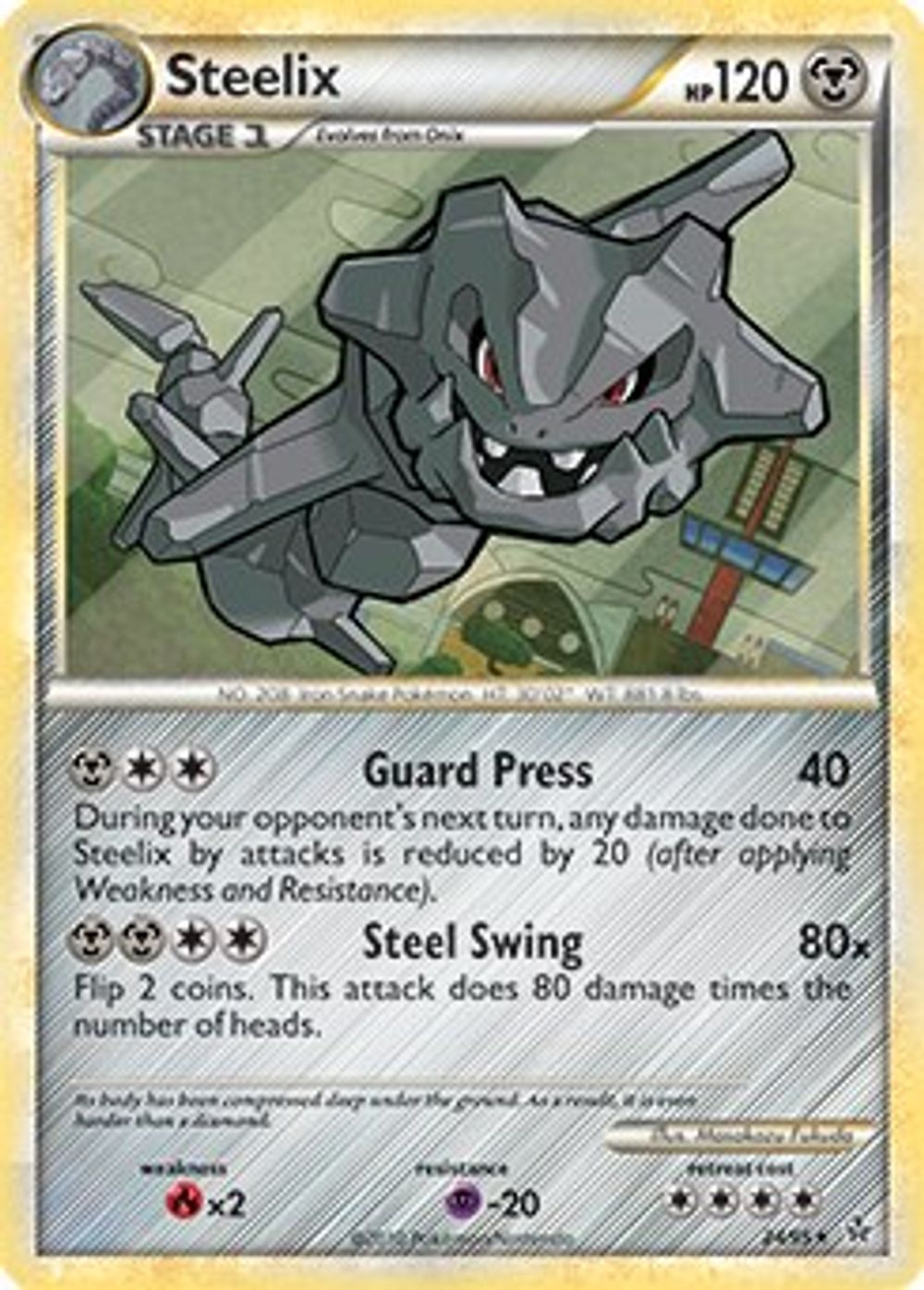 Steelix - 24/95 (HGSS Unleashed) — Deck Exclusives