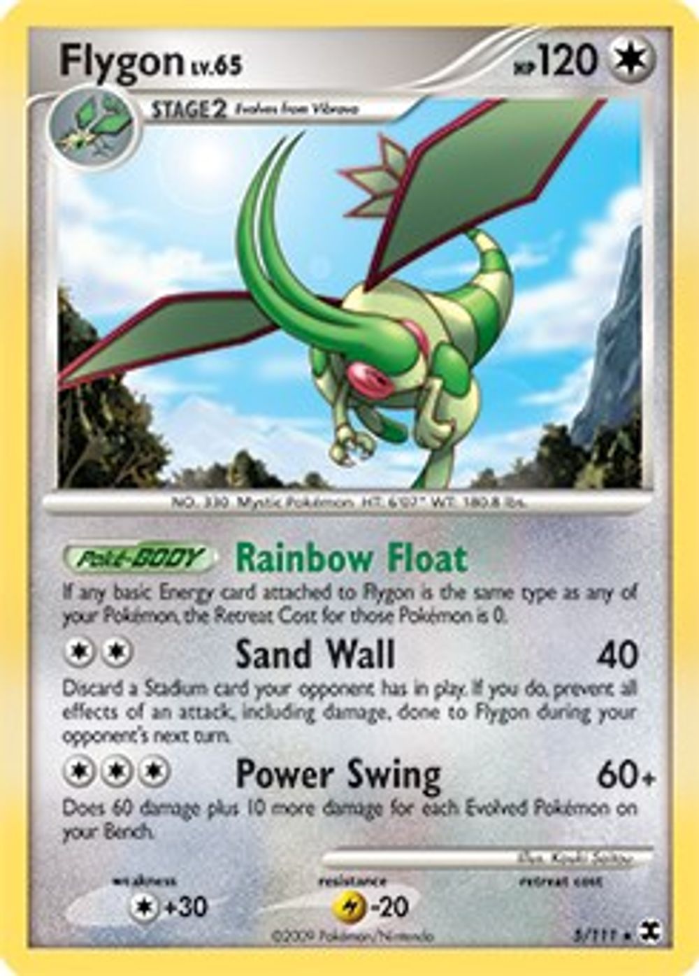 Flygon - 5/111 (DPPt Rising Rivals) — Deck Exclusives