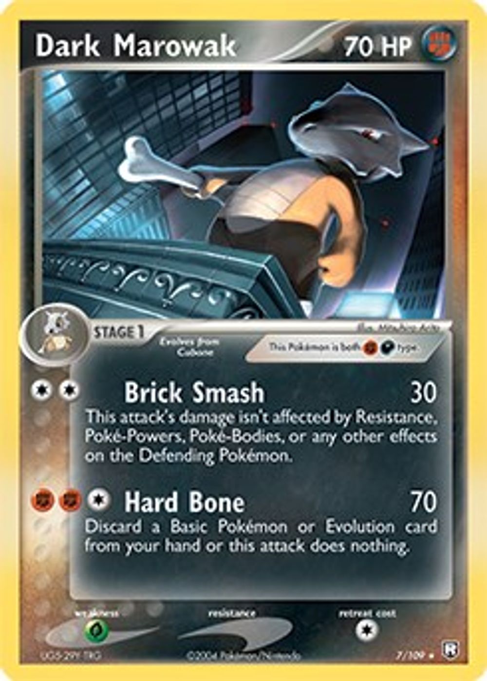 Dark Marowak - 7/109 (EX Team Rocket Returns) — Deck Exclusives