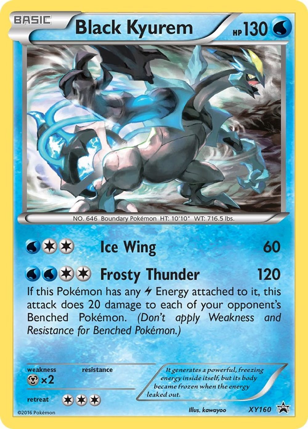 Black Kyurem - XY160 — XY Promos