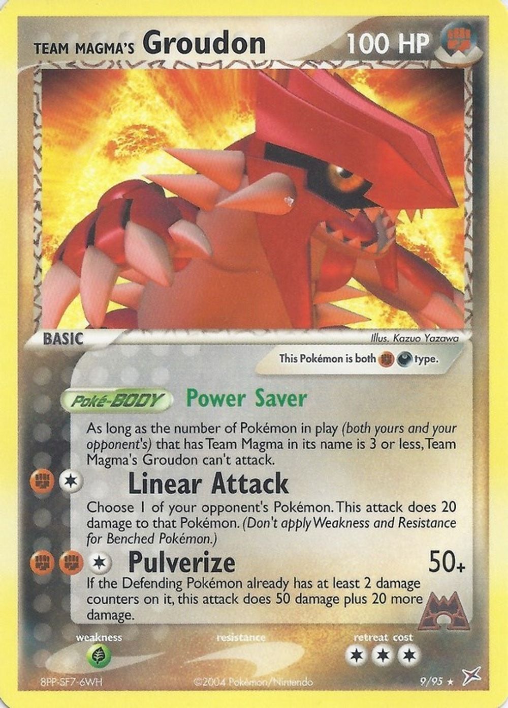 Team Magma's Groudon - 9/95 (EX Team Magma vs Team Aqua) — Deck Exclusives