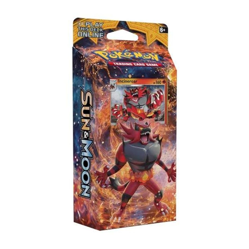 Sun & Moon Base Set Theme Deck - "Roaring Heat" [Incineroar] — SM Base Set