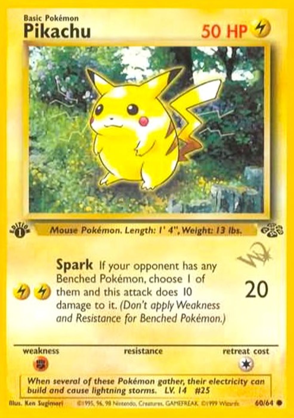 Pikachu [W Stamped] — WoTC Promo