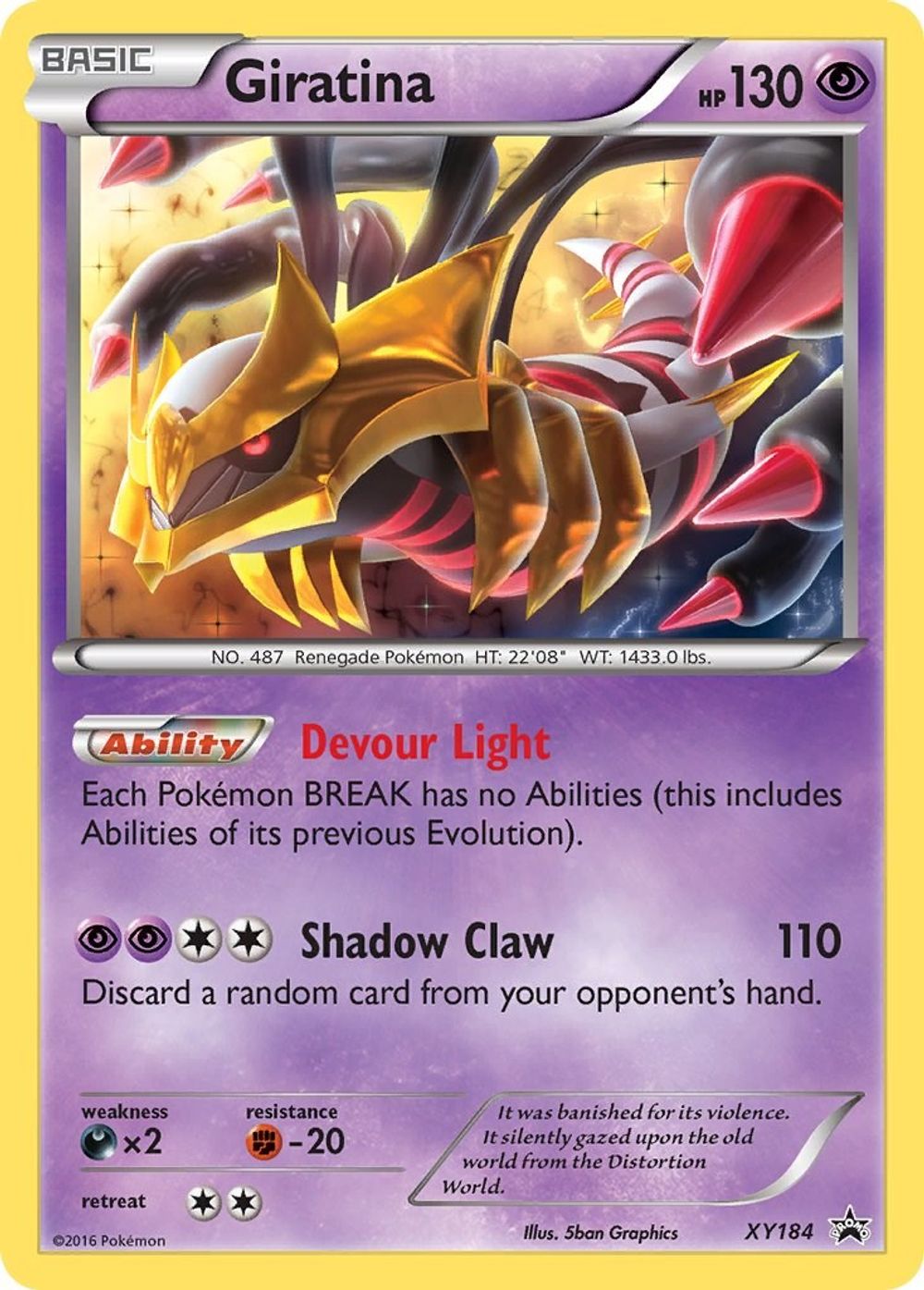 Giratina - XY184 — XY Promos