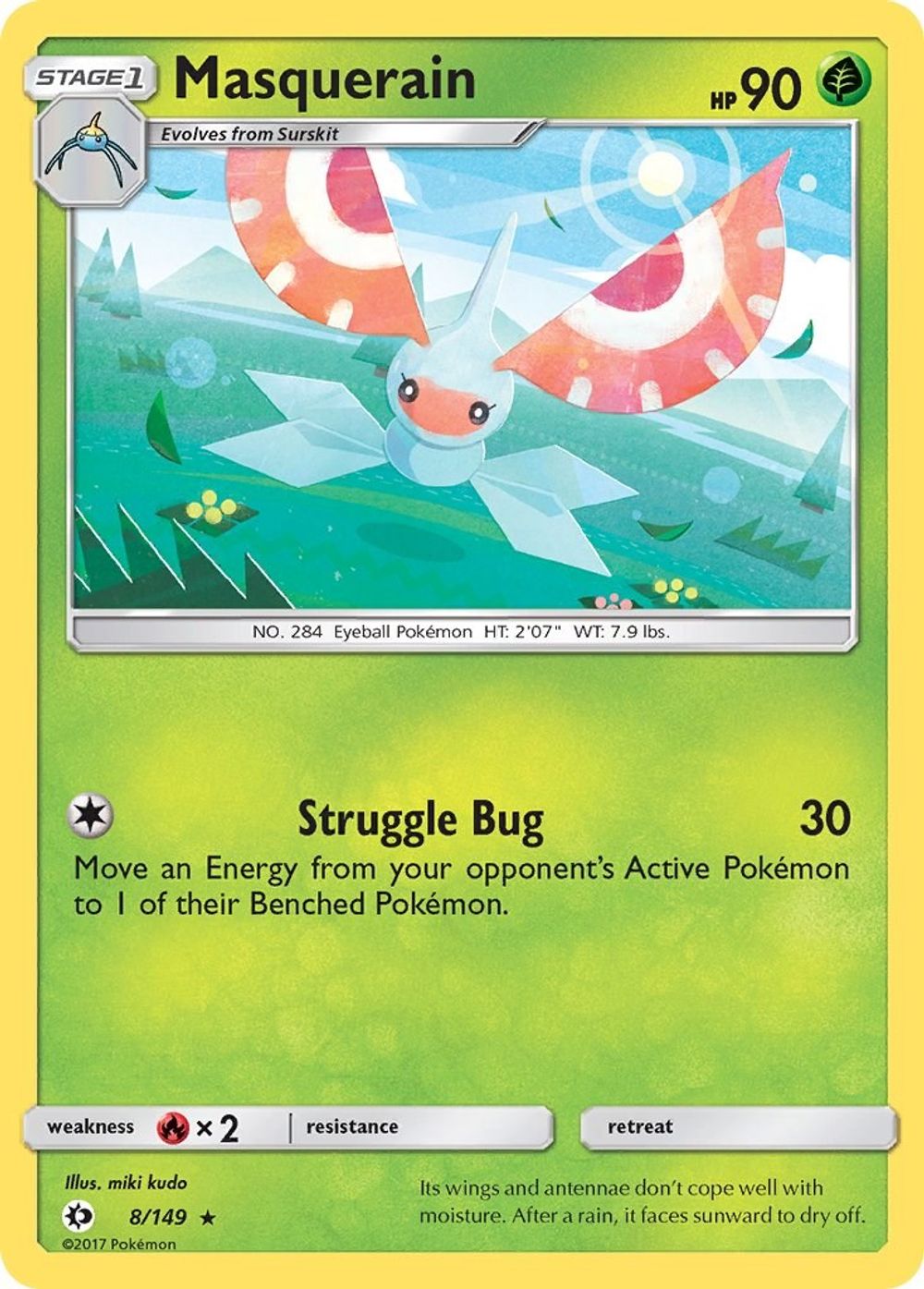Masquerain — SM Base Set