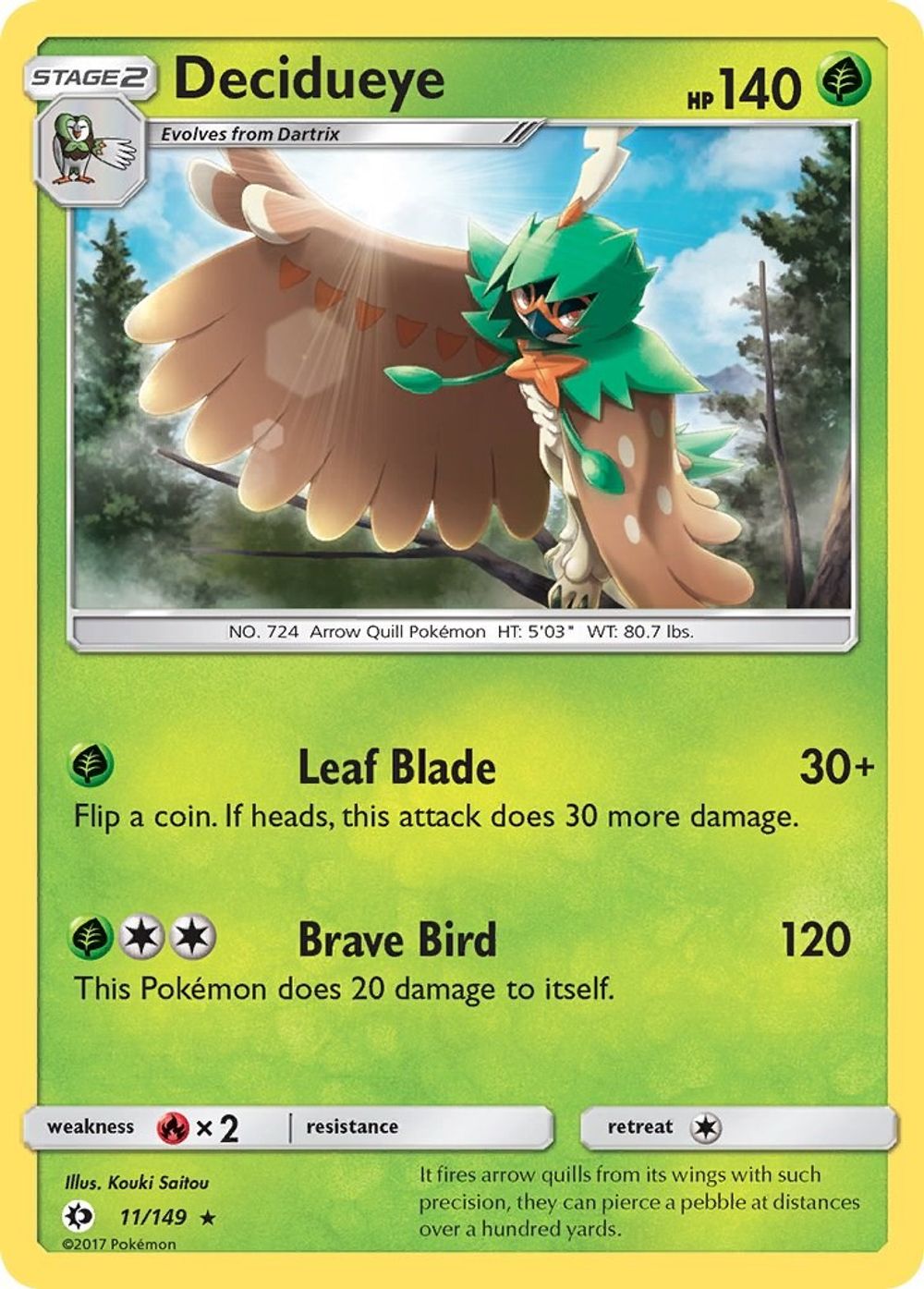 Decidueye — SM Base Set