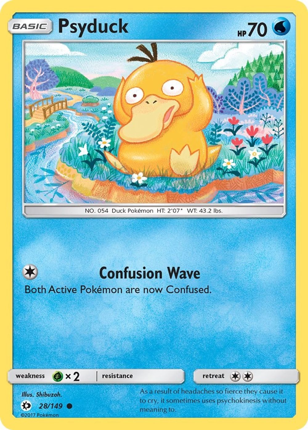 Psyduck — SM Base Set
