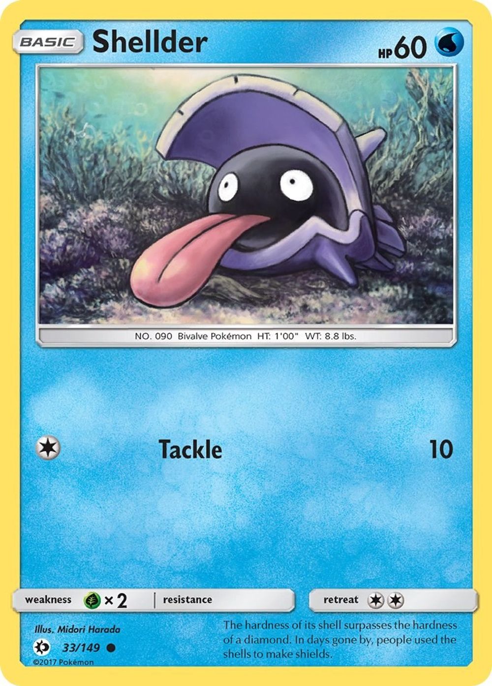 Shellder — SM Base Set