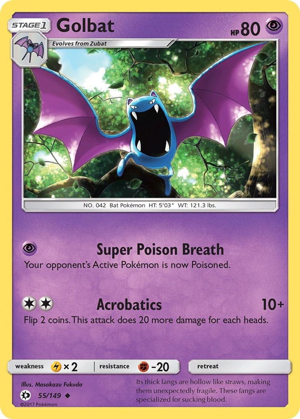 Golbat — SM Base Set