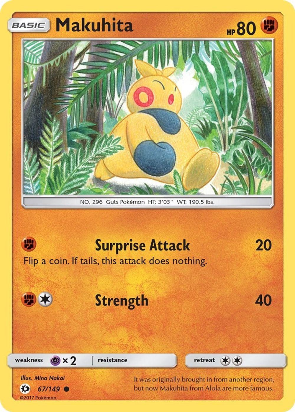 Makuhita — SM Base Set