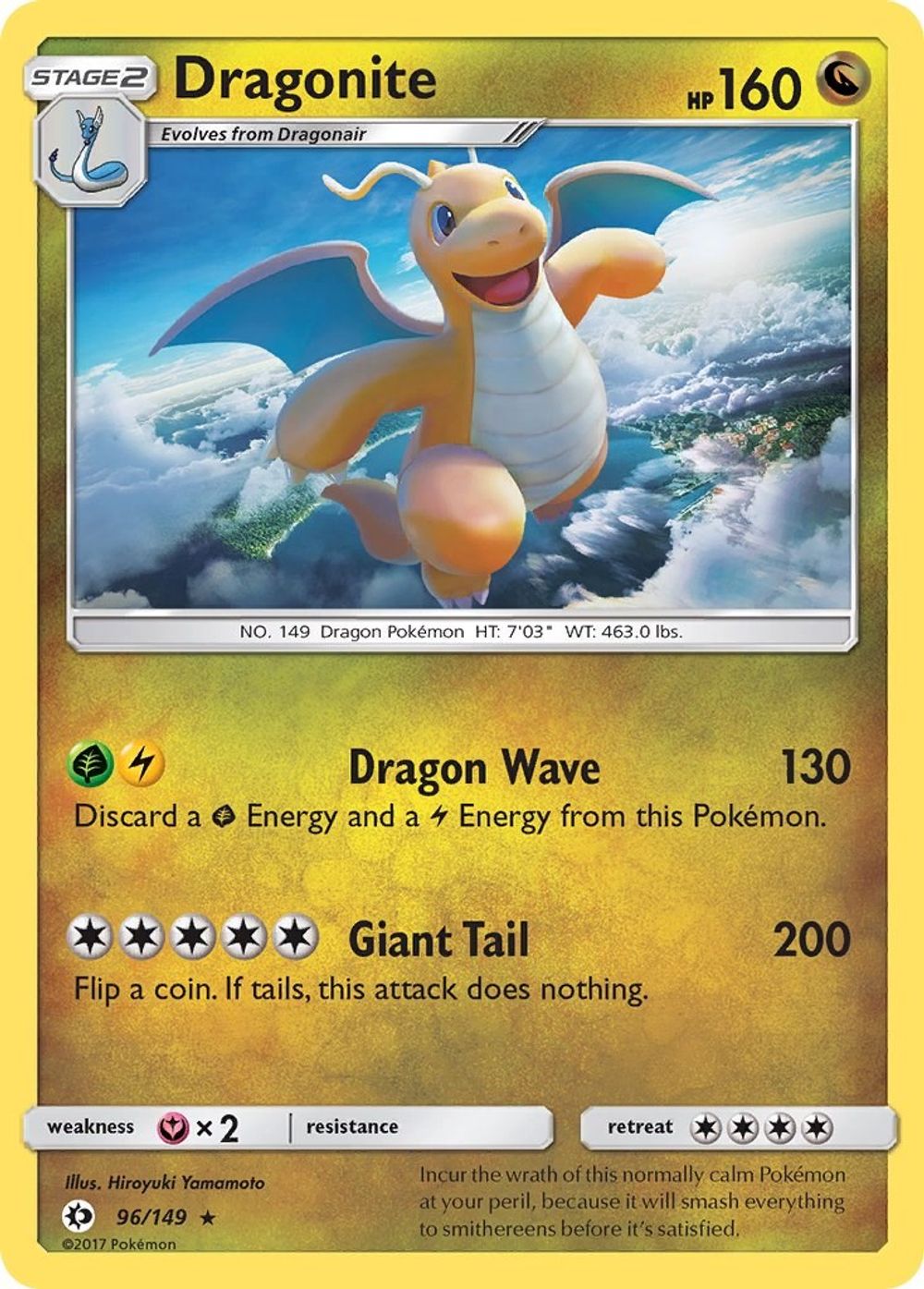 Dragonite — SM Base Set