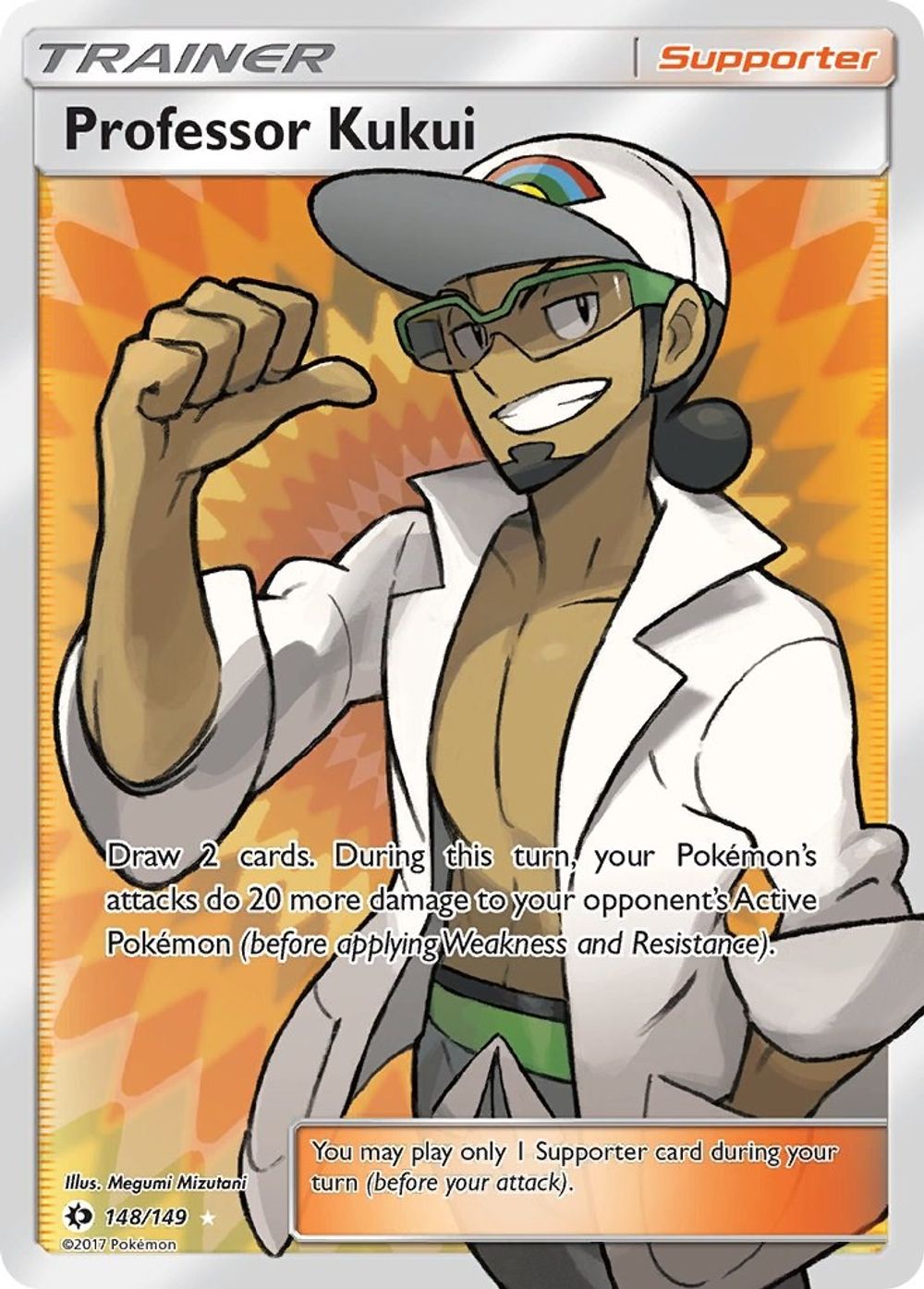 Professor Kukui (Full Art) — SM Base Set