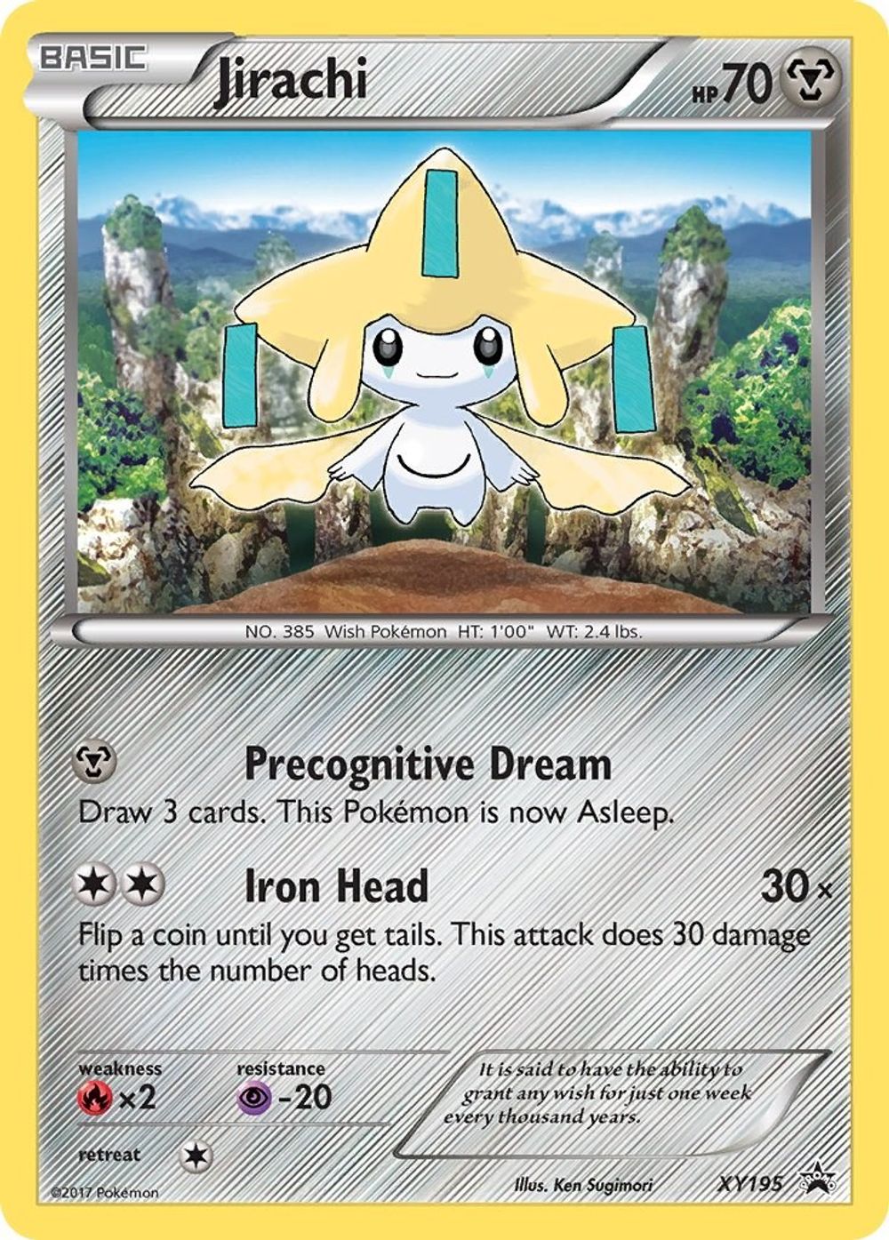 Jirachi - XY195 — XY Promos