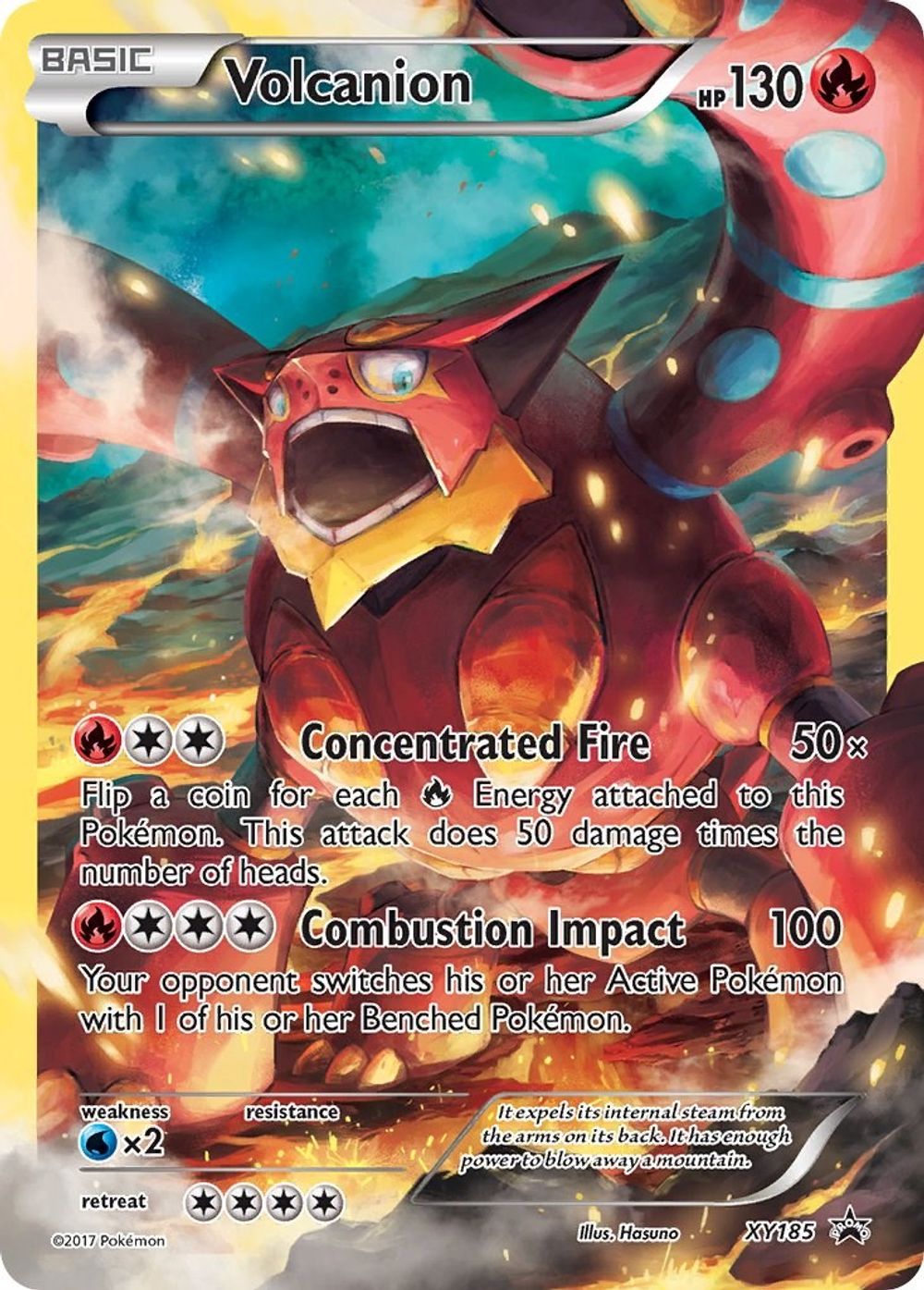 Volcanion - XY185 — XY Promos